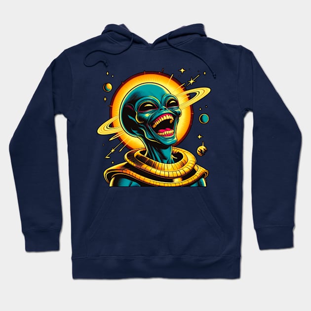 The alien smile Hoodie by TaansCreation 